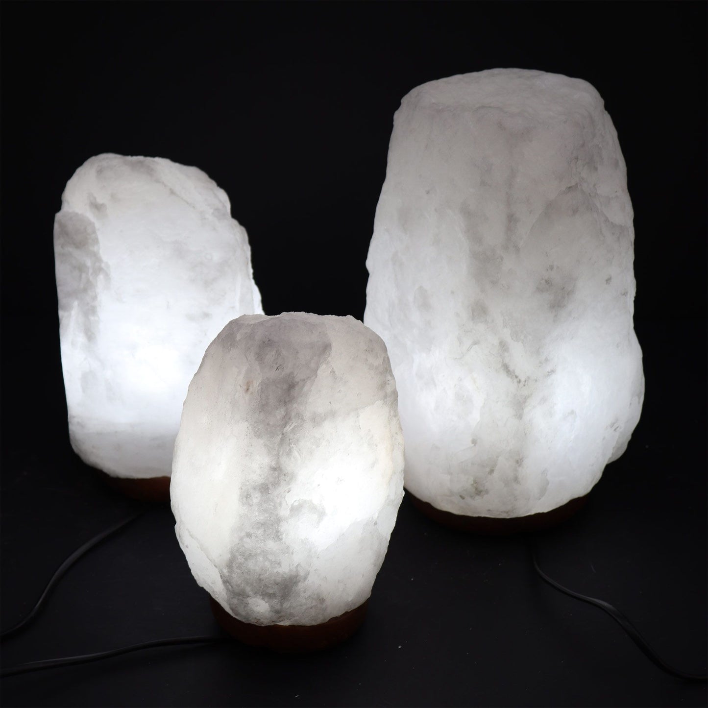 Kristall Felsen Himalaya Salzlampe Mit Sockel 8-10kg