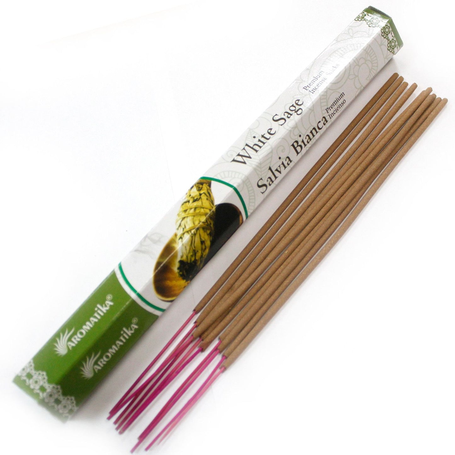 Aromatica Premium Räucherstäbchen - Weißer Salbei