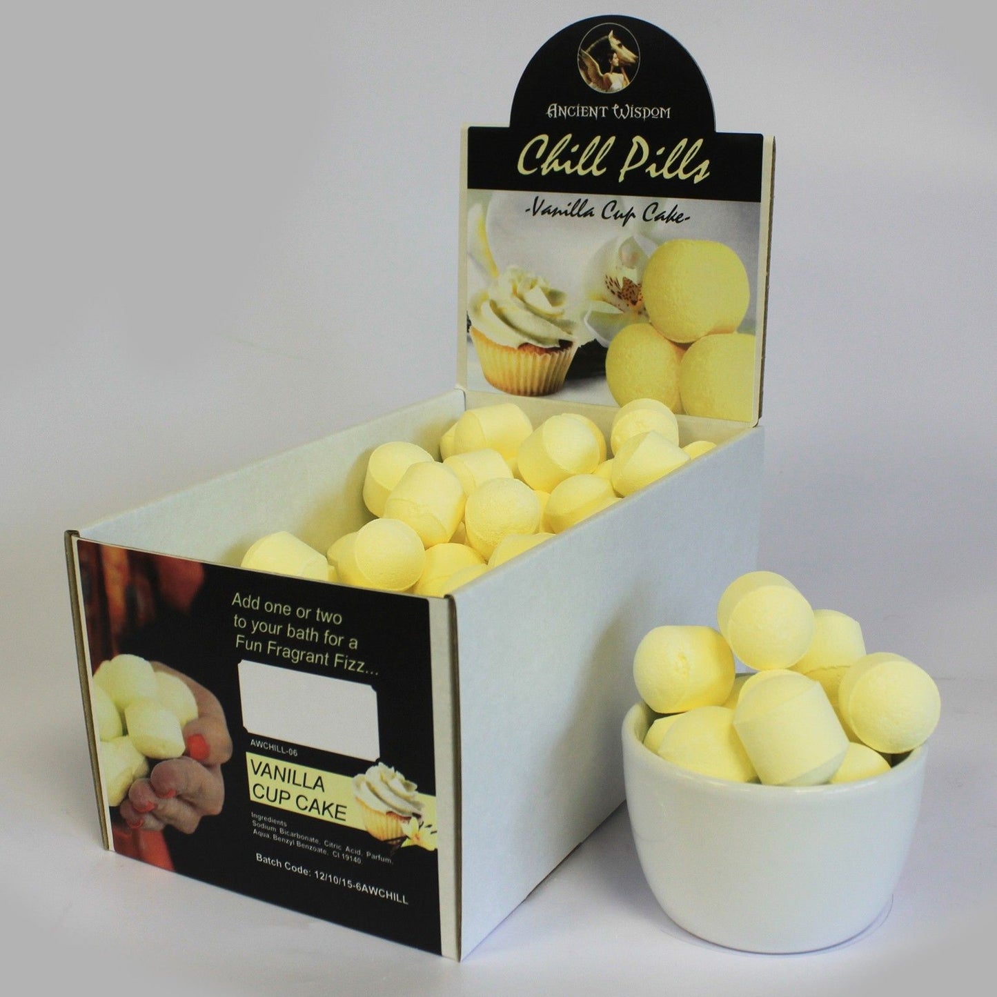 1,3Kg Box Chill Pillen Vanille Cupcake