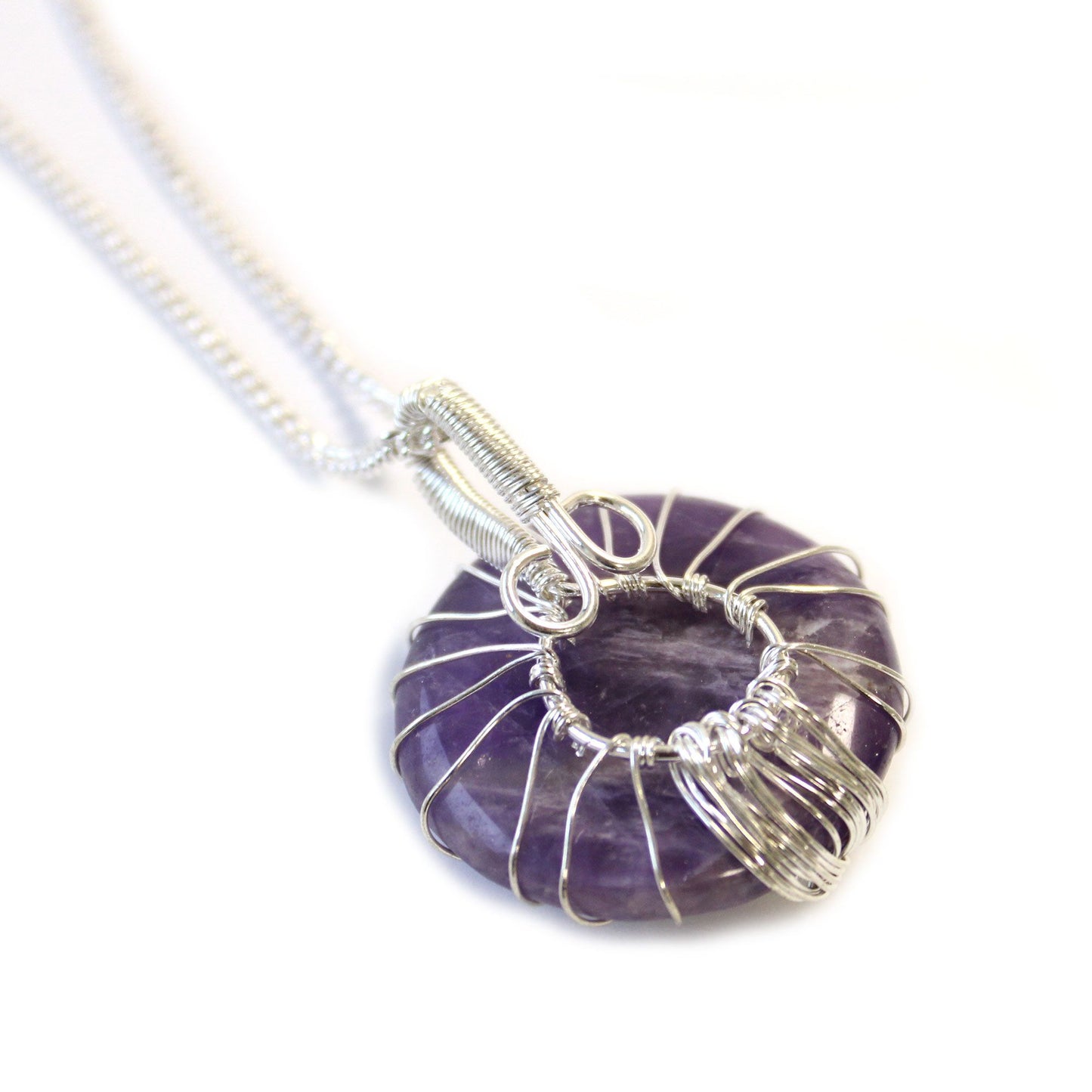 Baum Des Lebens Edelstein Halskette - Amethyst