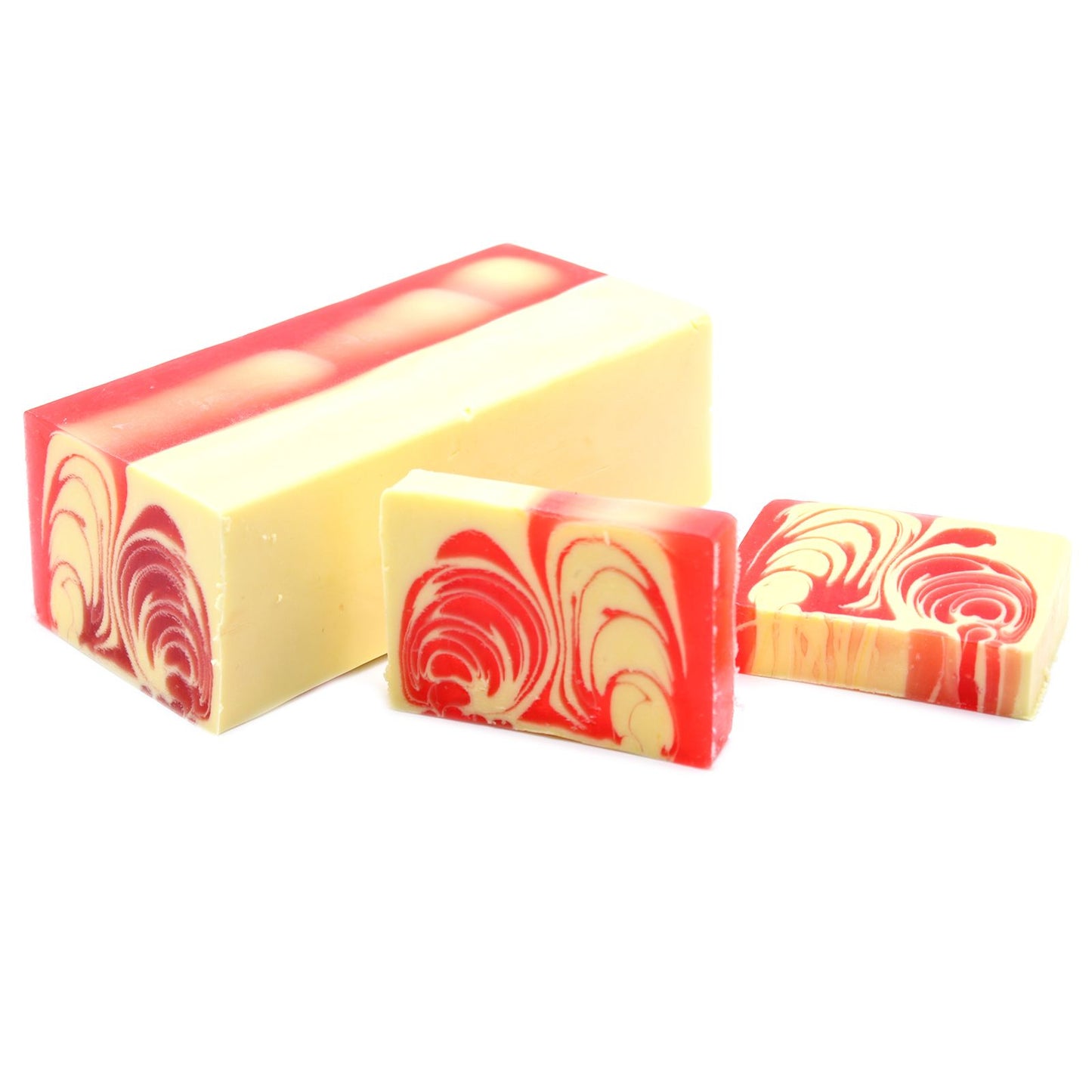 Handgemachte Seifenlaib 1,2Kg - Erdbeere