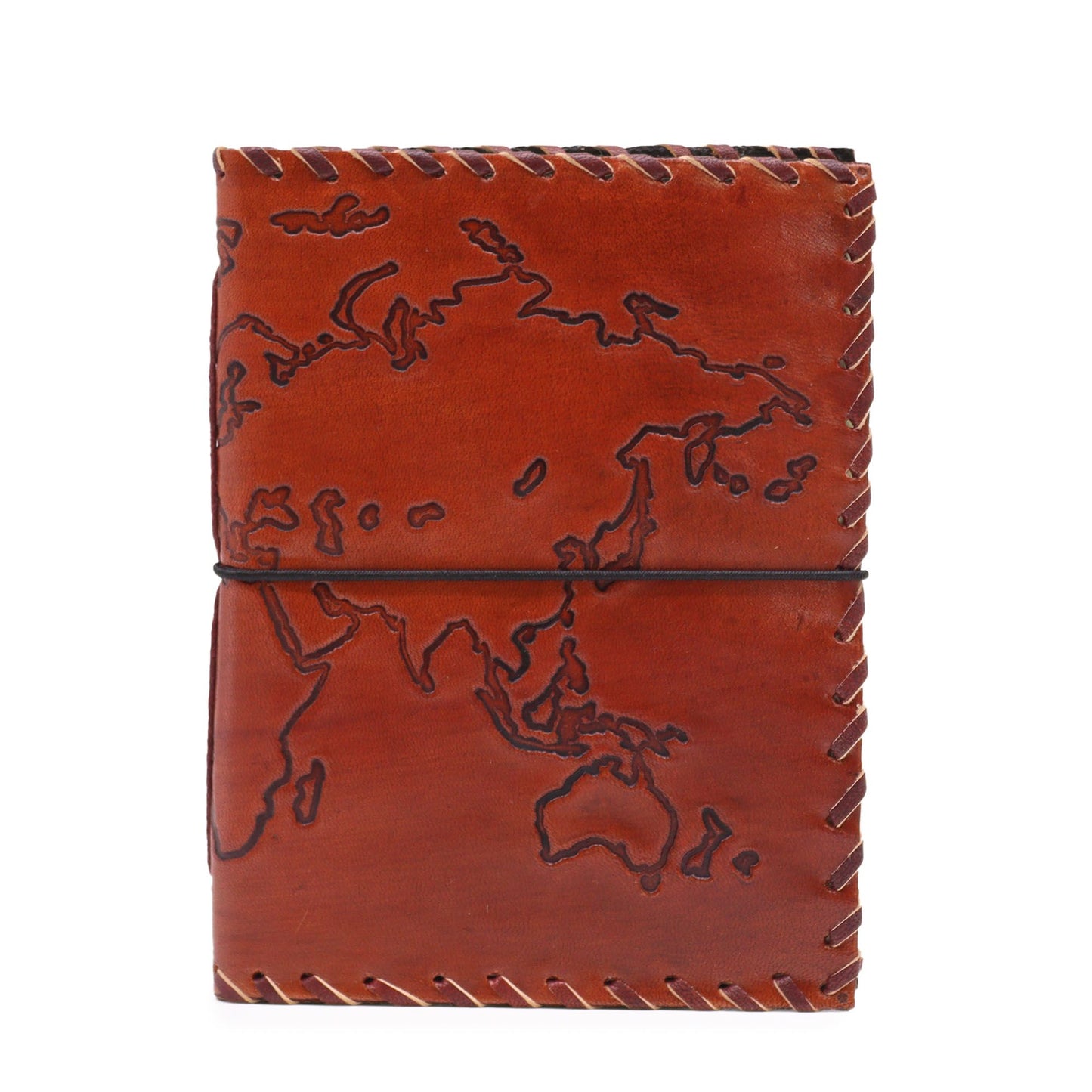 Reisejournal Mit Umschlag - Helles Braun - 96 Seiten - 17x13cm
