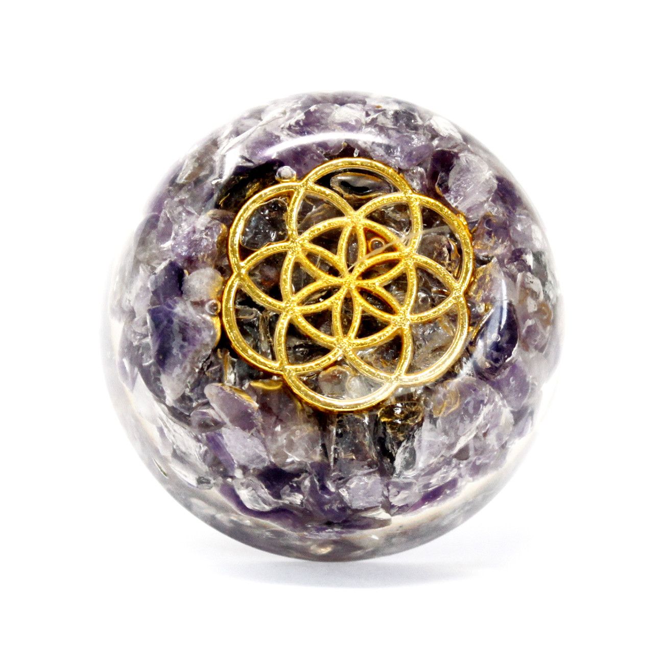 Orgonite Schreibtisch Power Packs Amethyst Kuppel