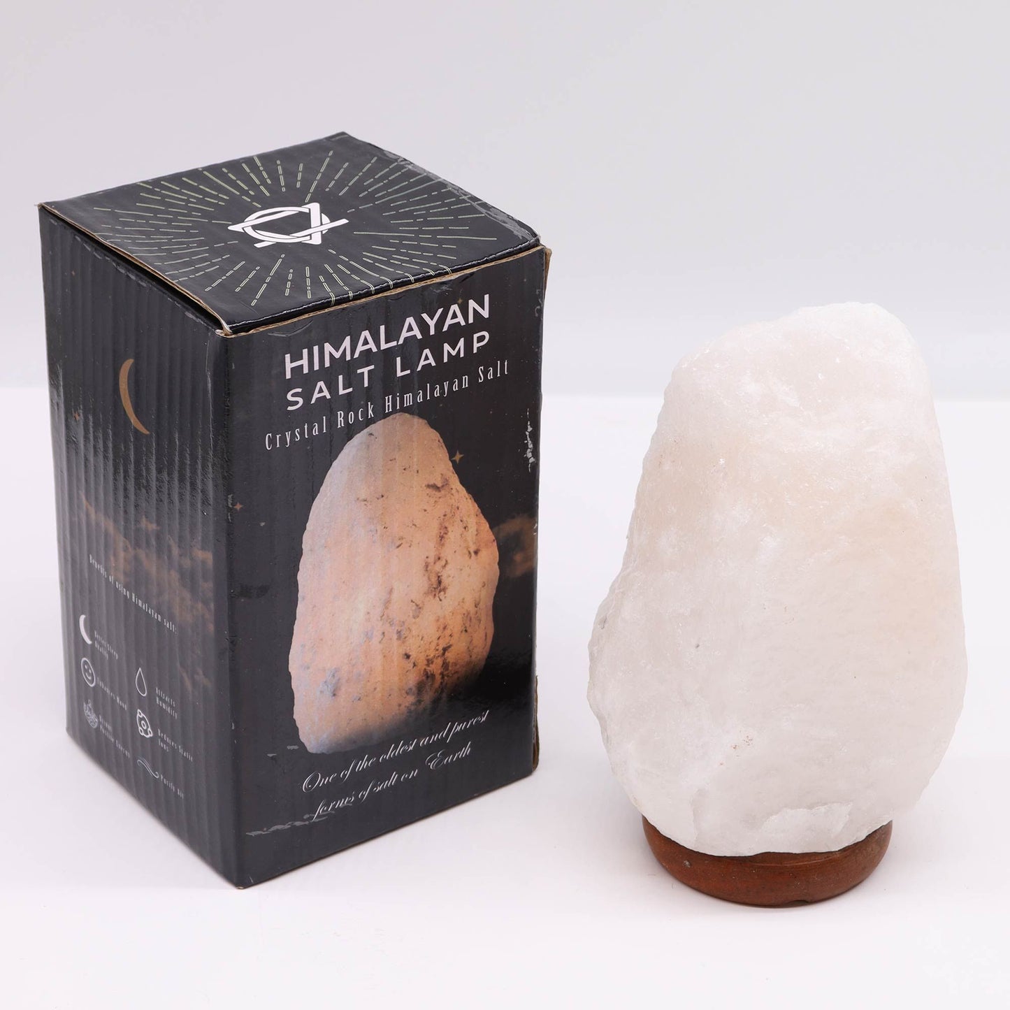 Kristall Felsen Himalaya Salzlampe Mit Base 2-3kg