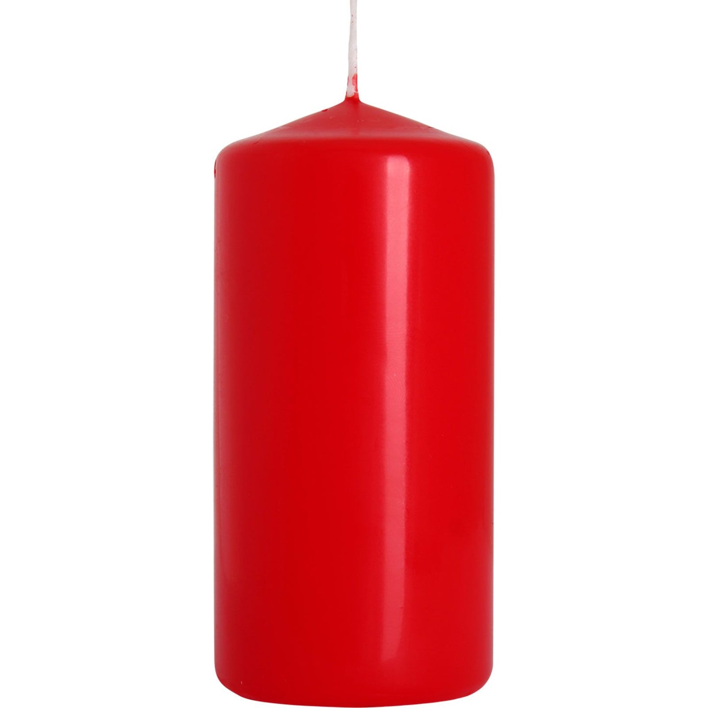 Einzelne Säulenkerze 50x100mm Rot