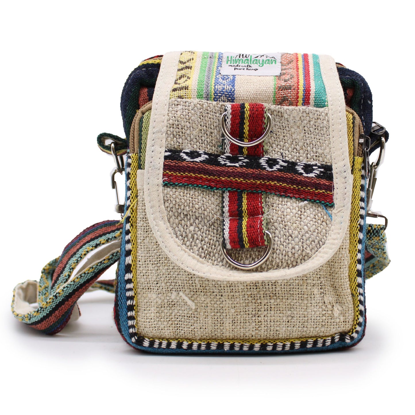 Body-Cross Natürliche Hanf und Jhari Reisetasche