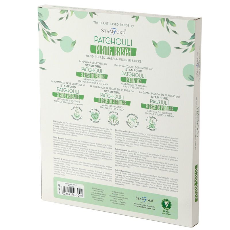 Pflanzenbasierte Masala Räucherstäbchen - Patchouli