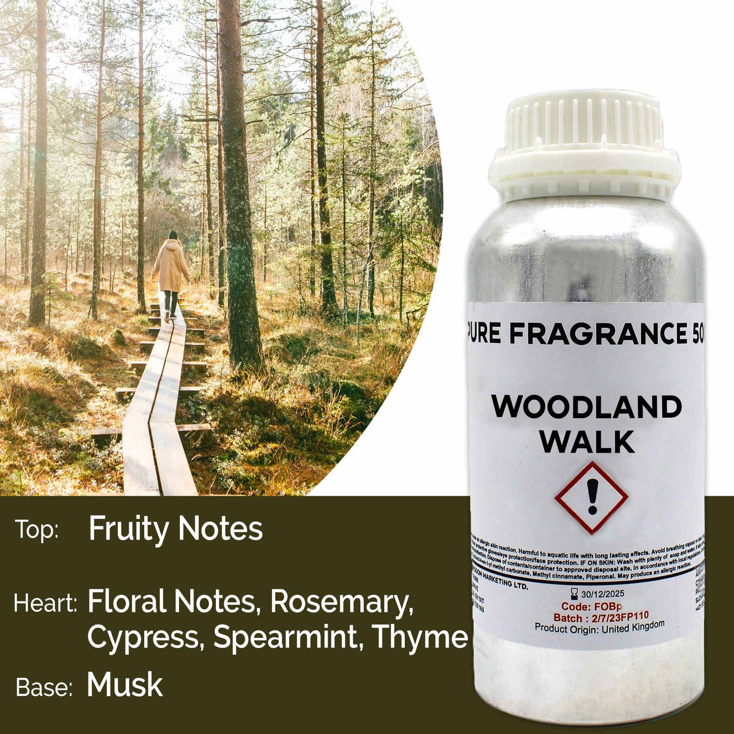 Waldspaziergang Reine Duftöl 500ml