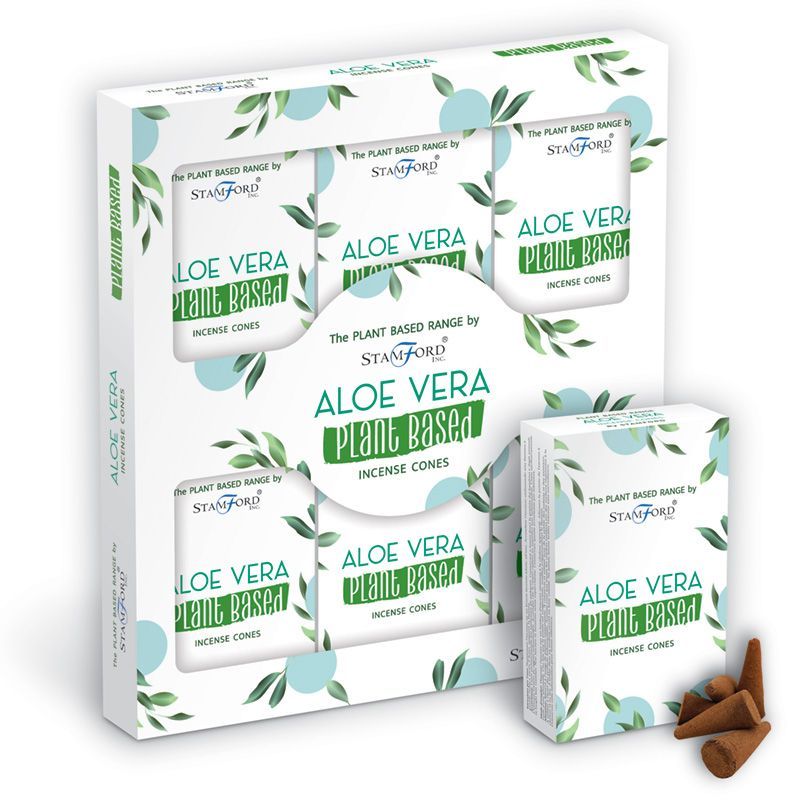 Pflanzliche Räucherkegel Aloe Vera Premium Qualität
