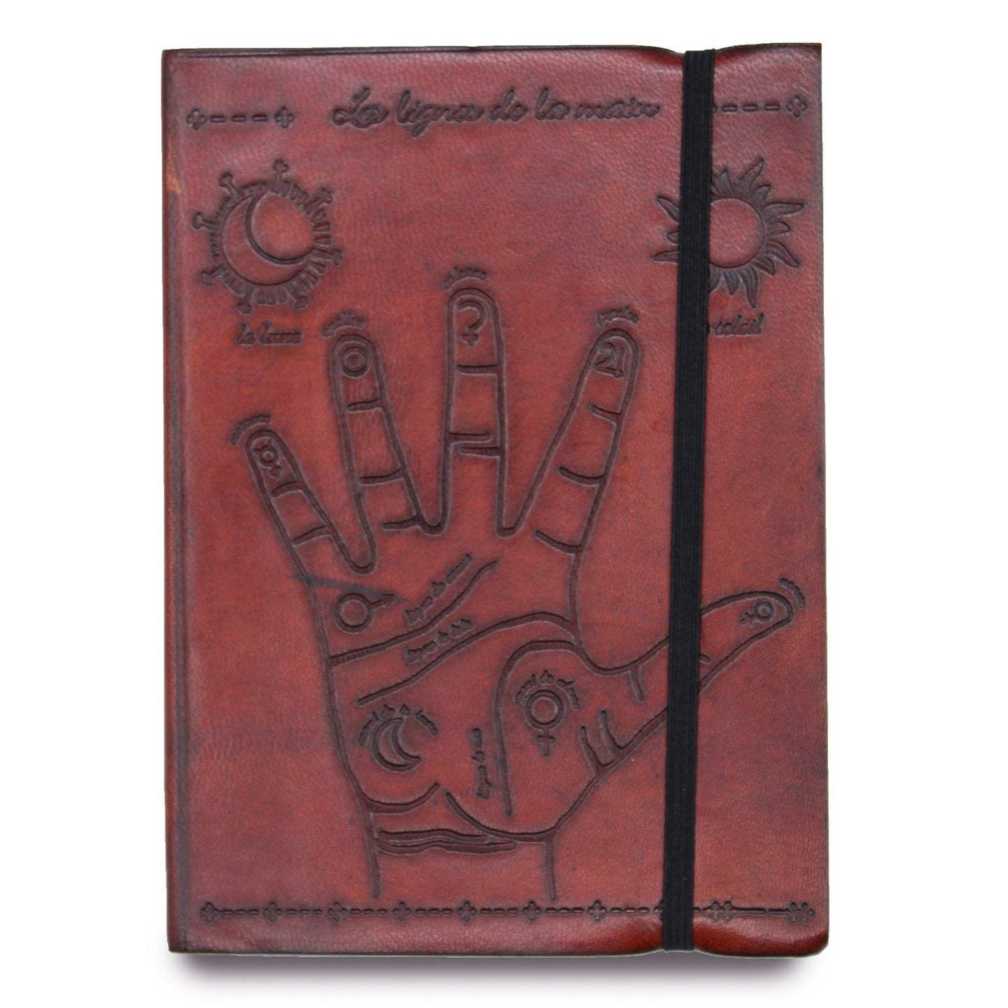 Kleines Notizbuch Mit Riemen - Handlesekunst