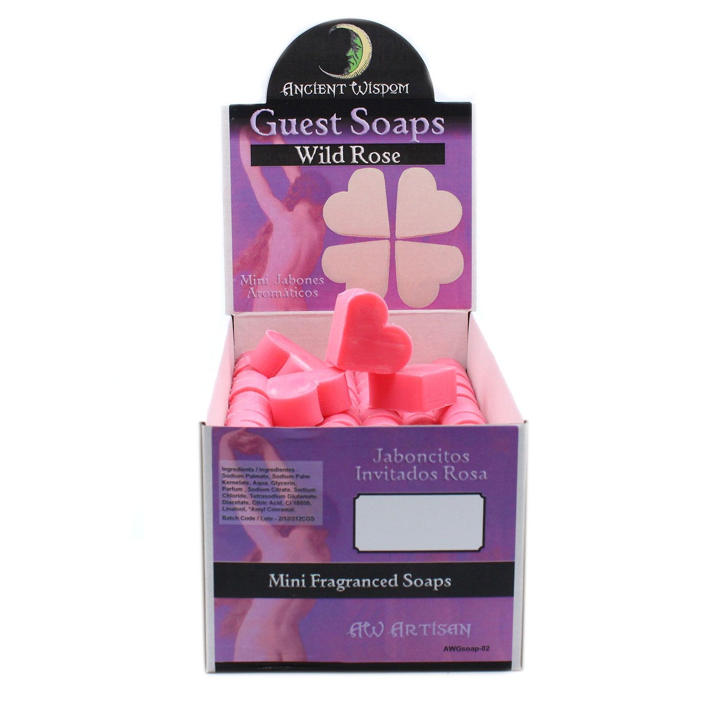 Herz Gäste Seifen - Wilder Rose