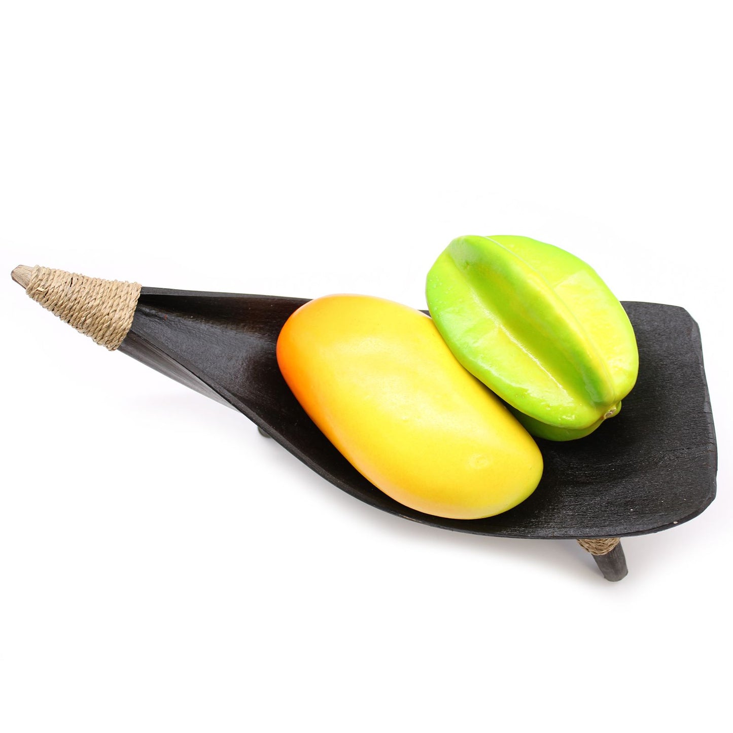 Kokosblatt Obstschalen Set - Schokolade