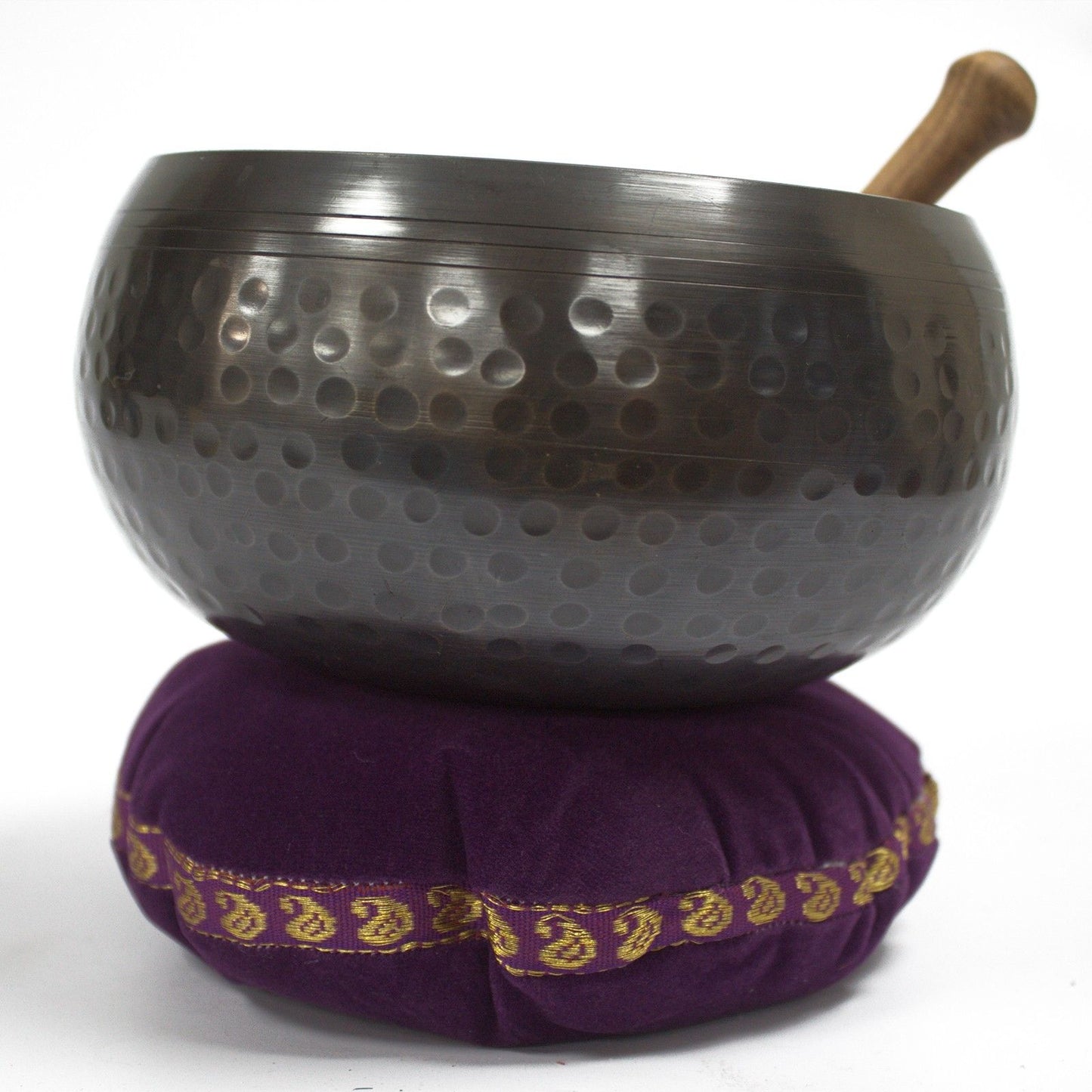 Singing Bowl Samt Kissen 16cm Assortierte Farben