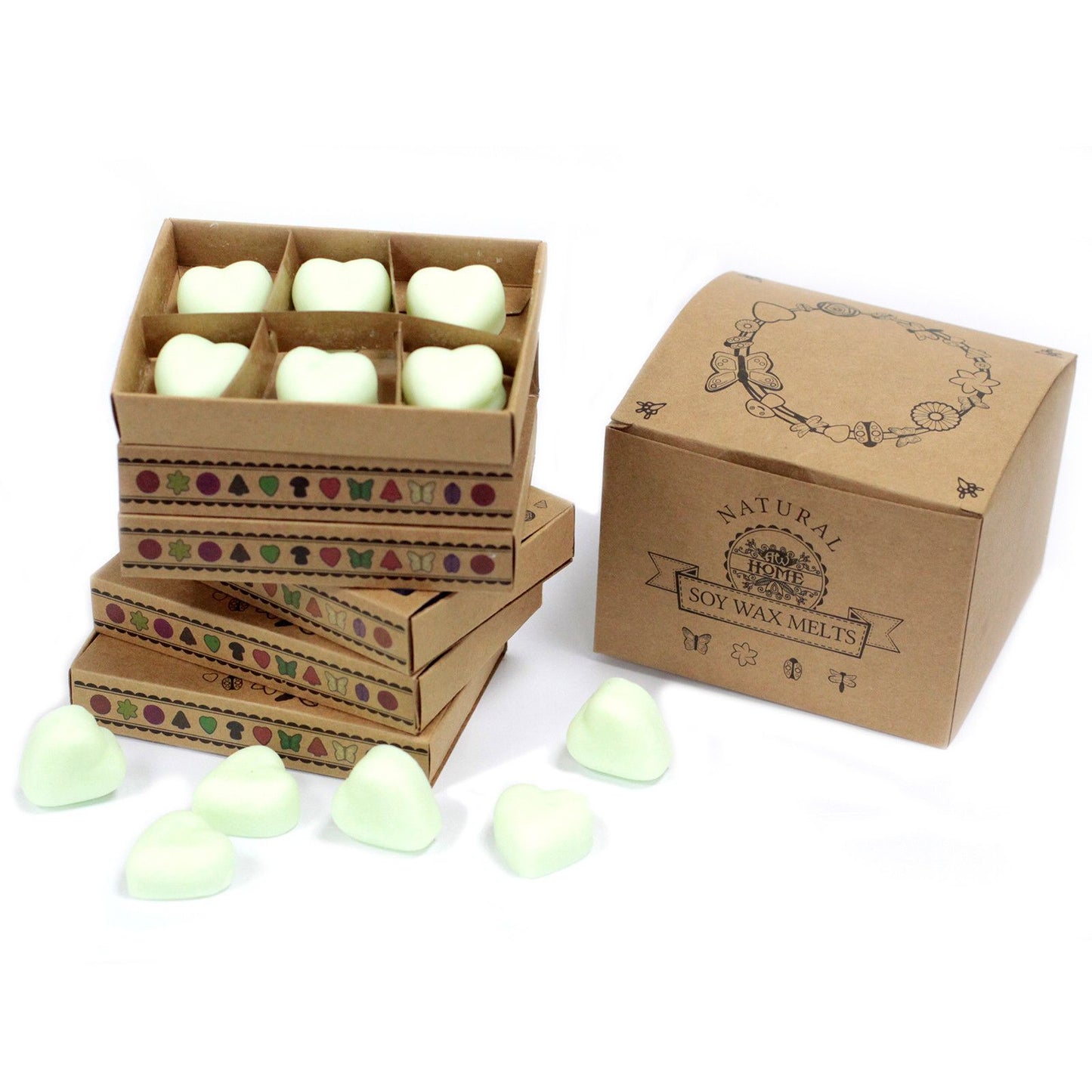 Geschenkset Mit 6 Wachsmelts - Frischer Wassermelonen Duft