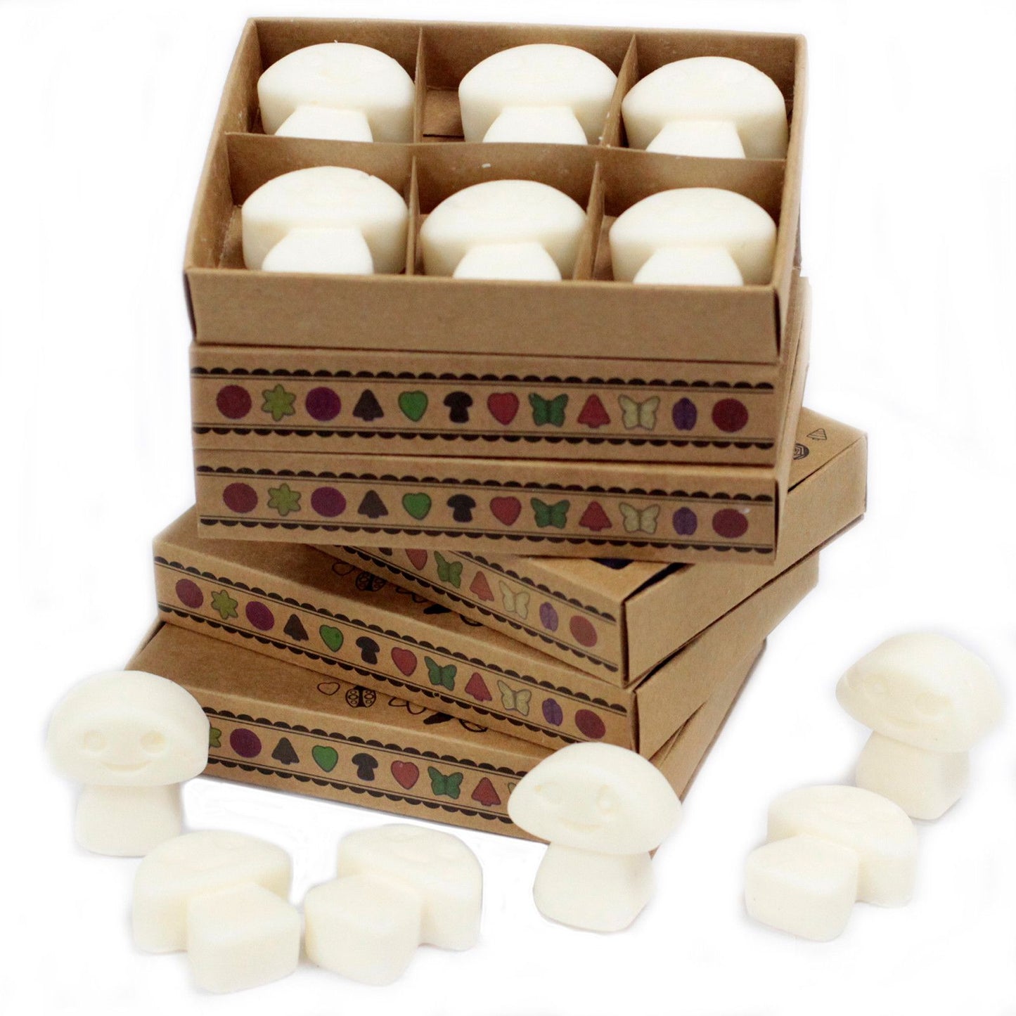 Geschenkset Mit 6 Wachsmelts Weißer Moschus