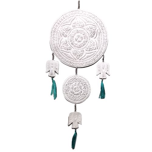 Aluminium Mobile Engel im Bali Stil mit Pastellfarben