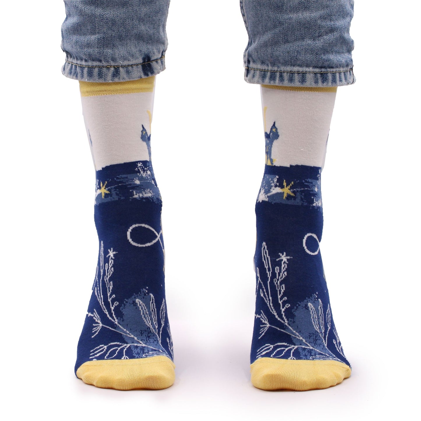 Hop Hare Bambus Socken (36-40) - Mitternachtskatze