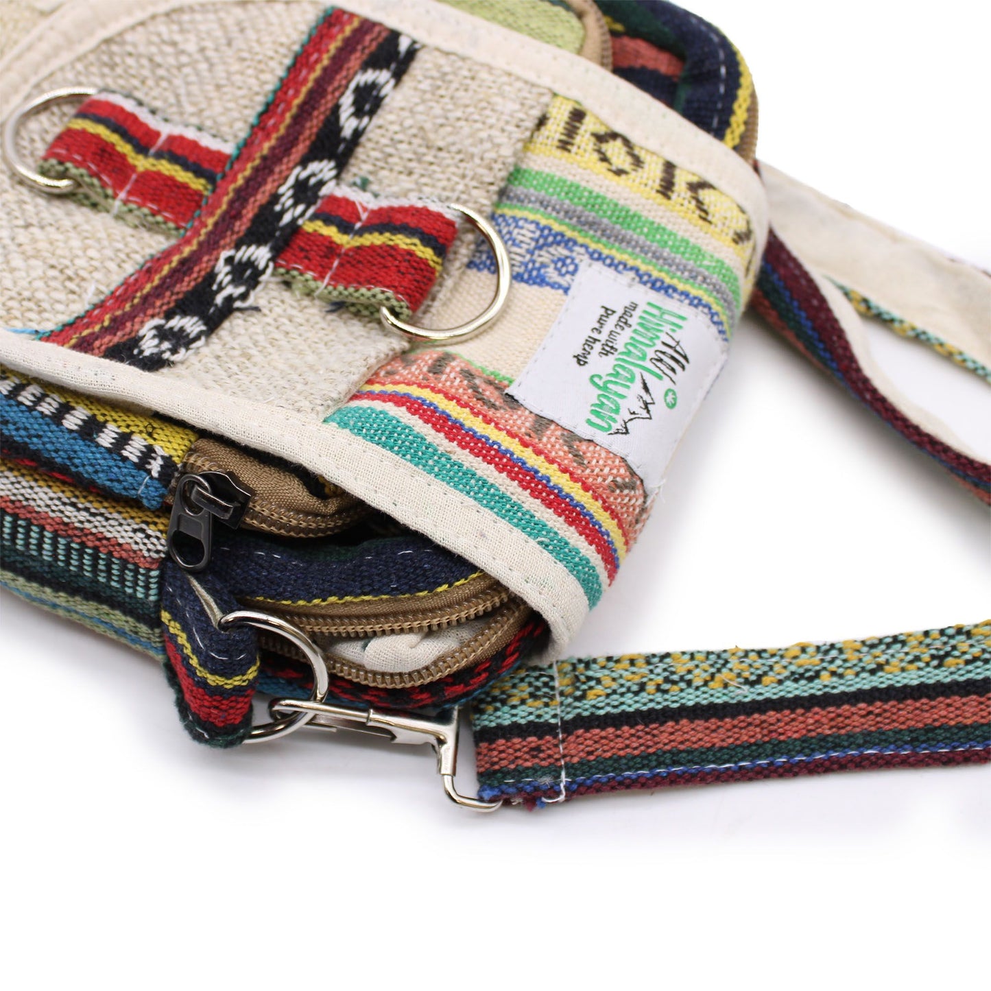 Body-Cross Natürliche Hanf und Jhari Reisetasche