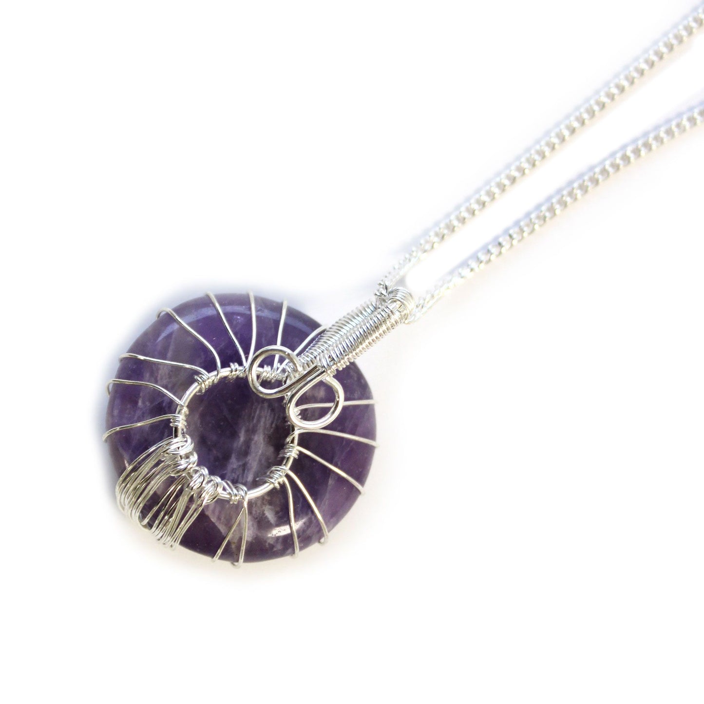 Baum Des Lebens Edelstein Halskette - Amethyst