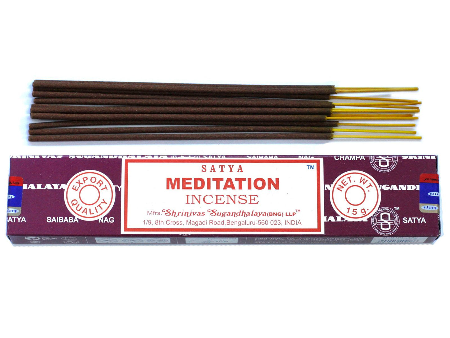 Satya Räucherstäbchen 15g - Meditation Aromatherapie