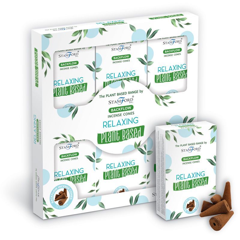 Pflanzenbasierte Rückfluss Räucherkegel Entspannend 12 Stück