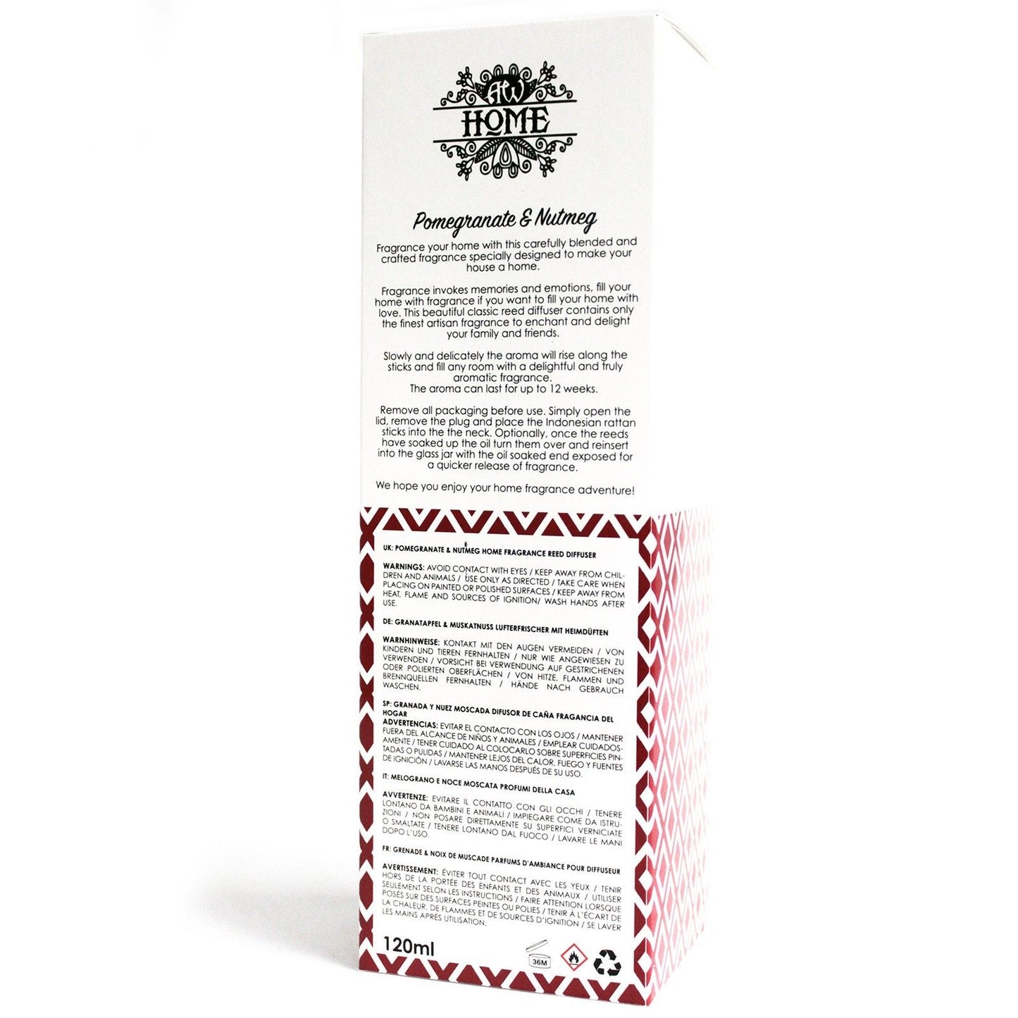 120ml Raumduft - Granatapfel und Muskatnuss