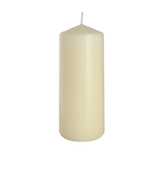 Säulenk candle 60x150mm - Elfenbein mit 48 Stunden Brenndauer
