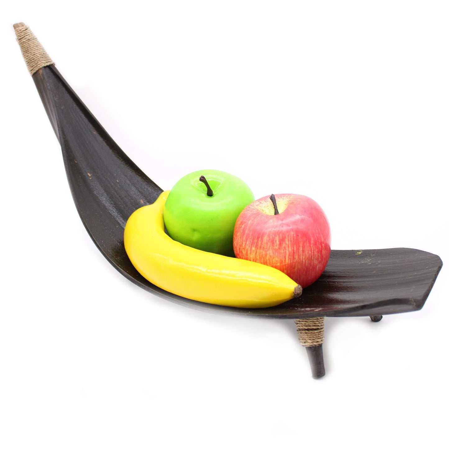 Kokosblatt Obstschalen Set - Schokolade
