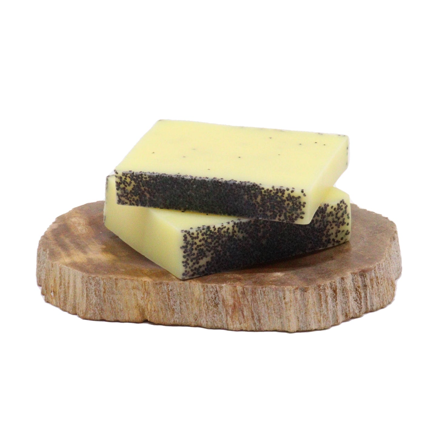 Zitronen Mohn Seifenstück 100g