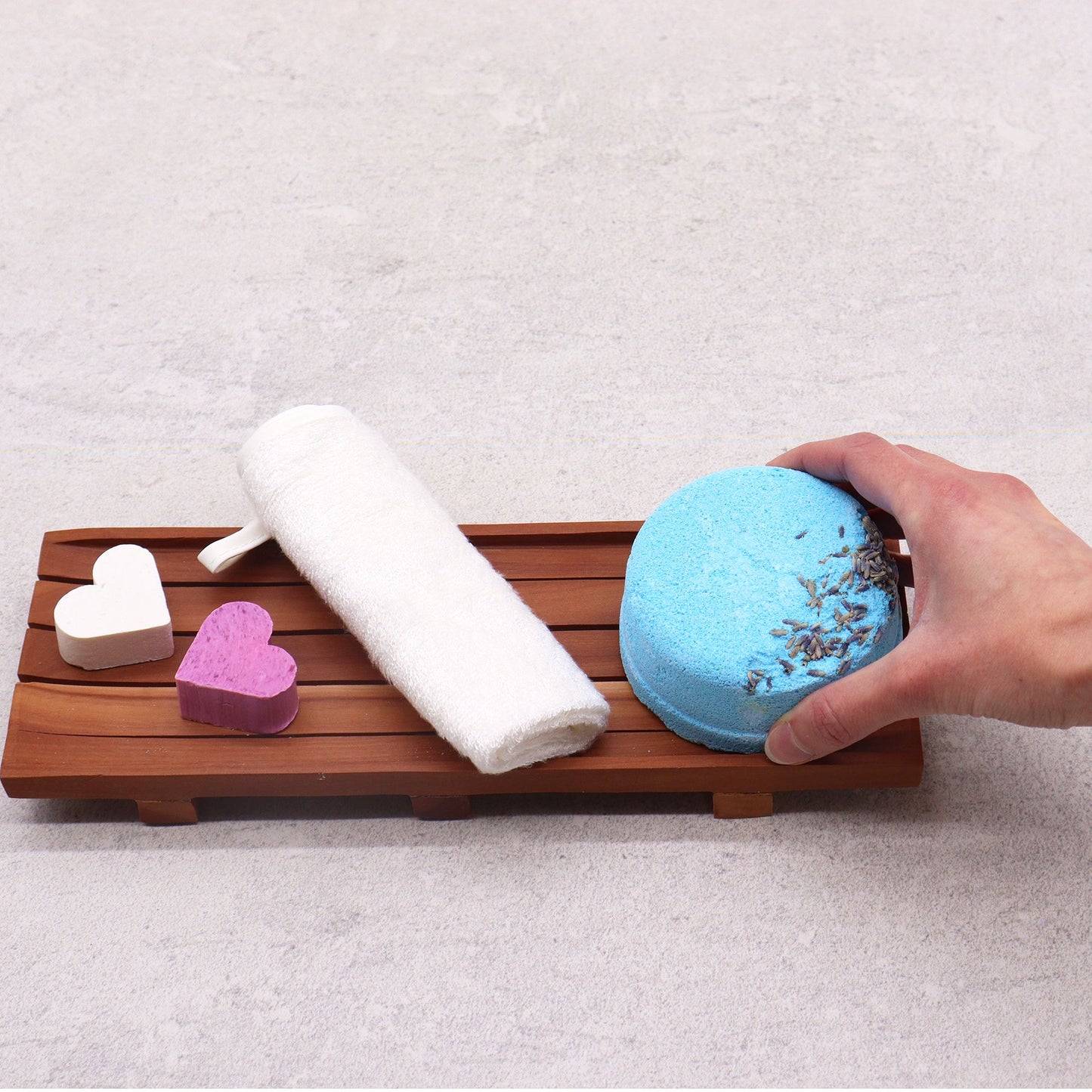 Große Seifenlaib Mahagoni Ablageteller