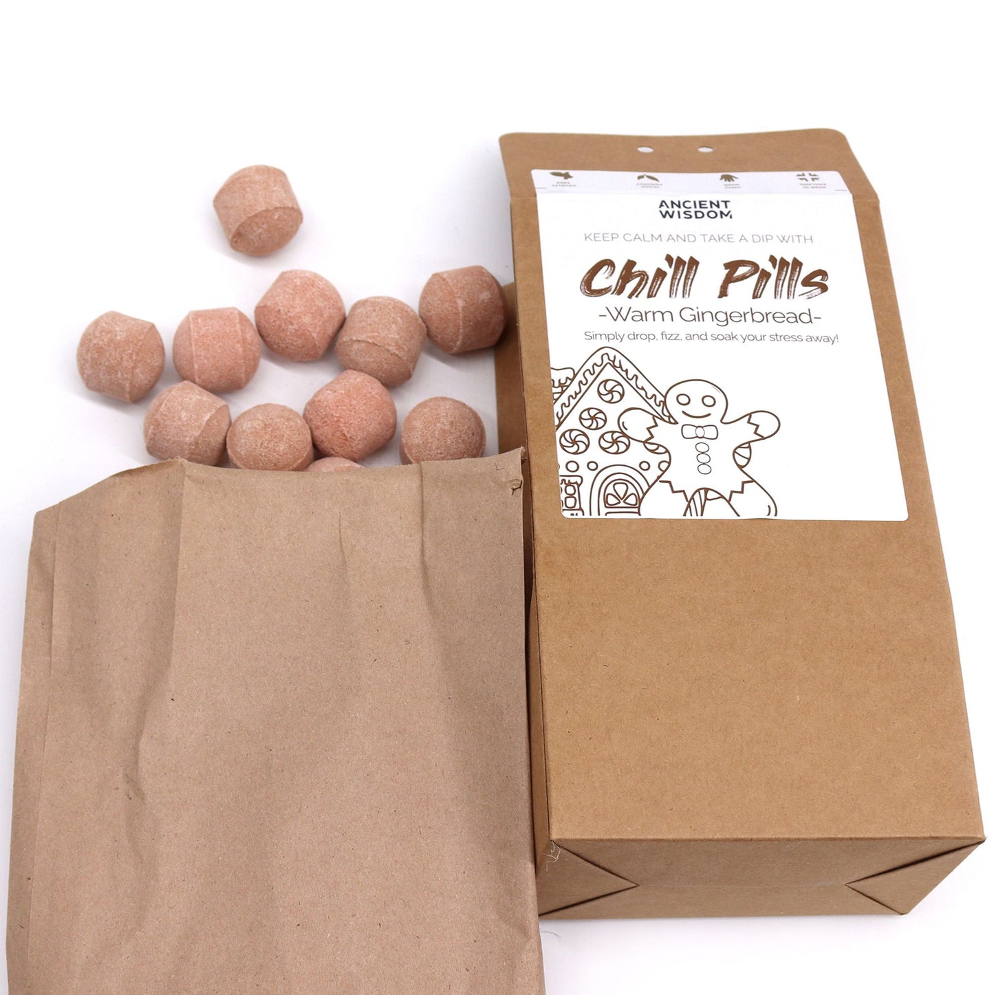Chill Pills Geschenkpackung 350g - Warmer Lebkuchen