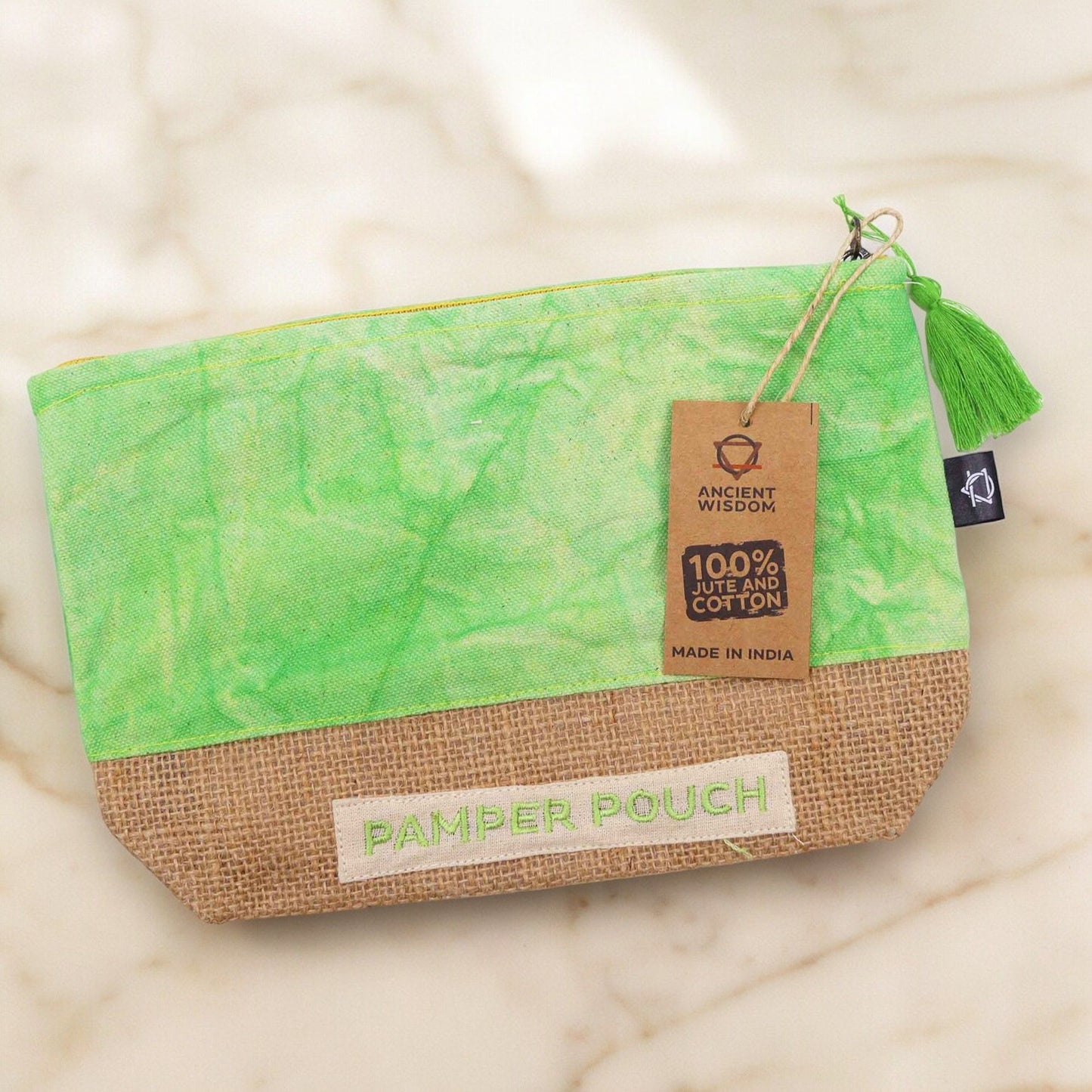 Pamper Pouch - Mutter Erde Grün - Stonewash