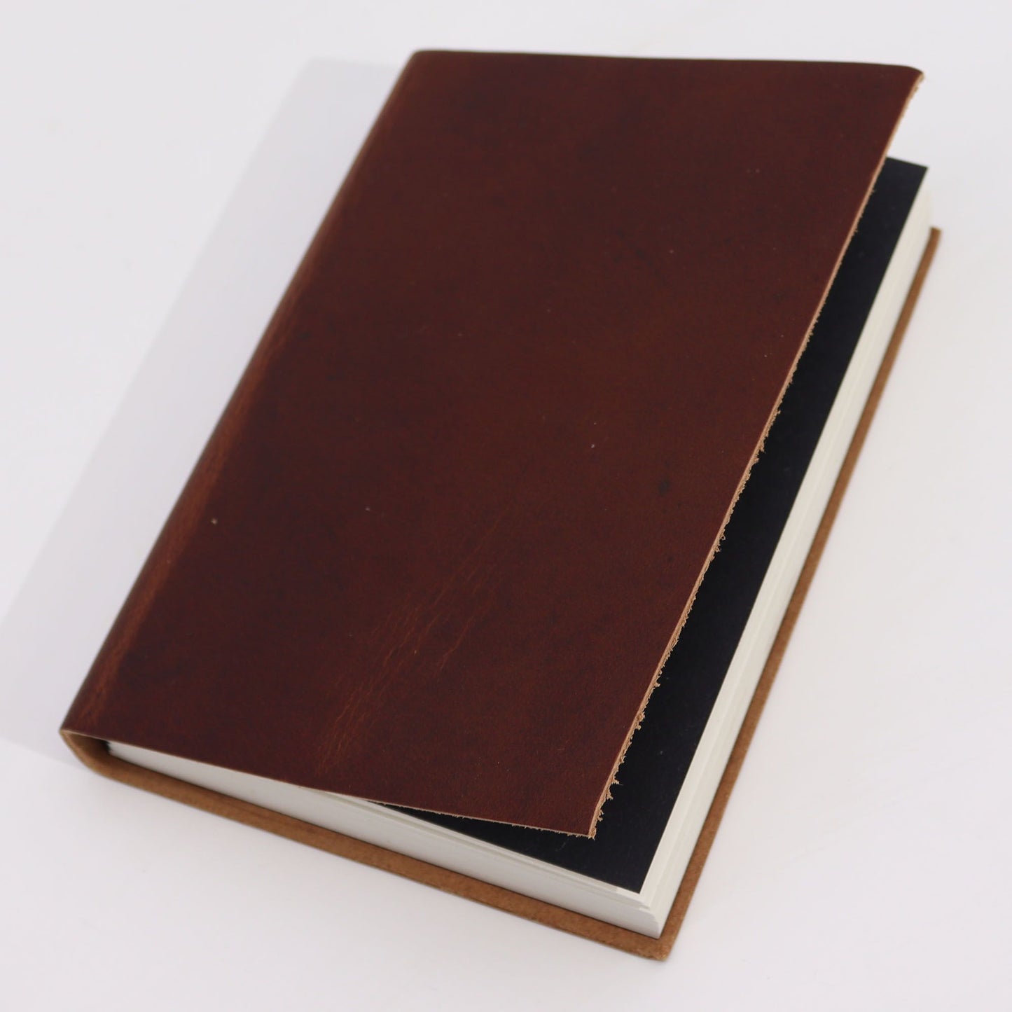 Med Dunkelbraun Tagesnotizbuch - 100 Linierte Seiten - 18x13cm