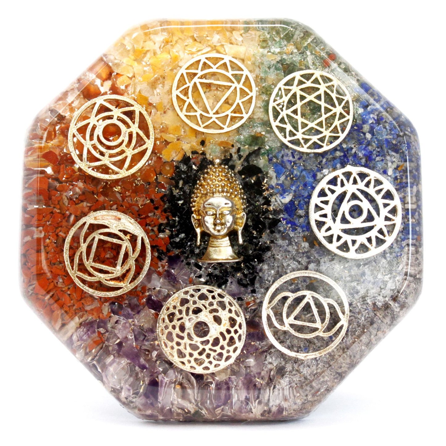Orgonite Schreibtisch Power Packs Buddha Chakra Groß