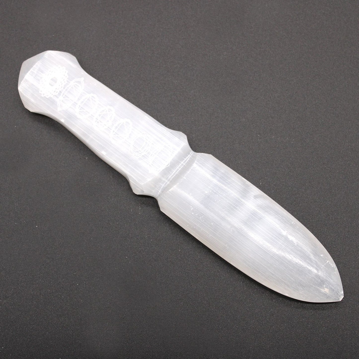 Selenit Ritualmesser Chakra