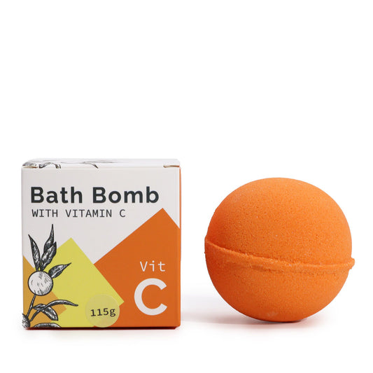 Vitamin C Angereicher Badebombe Mit Ätherischen Ölen