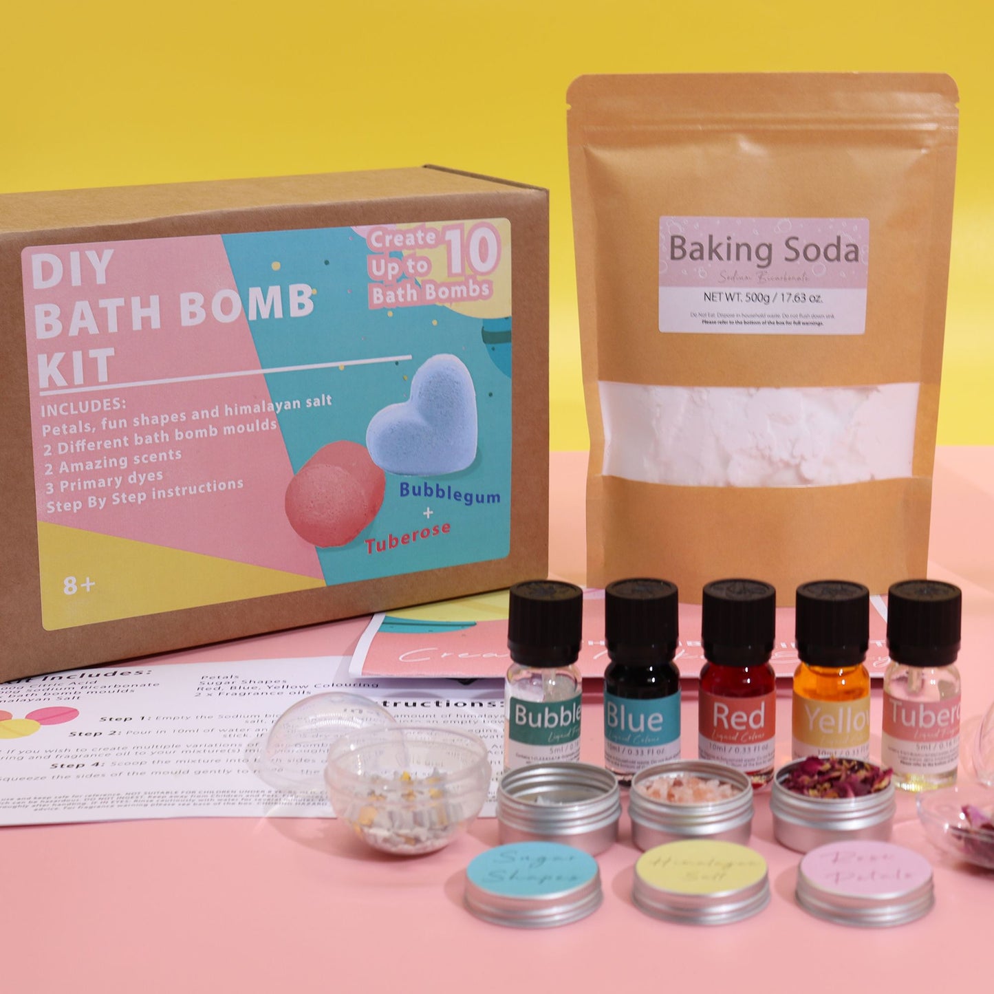 Badebomben Set - Rose Und Zuckerwatte