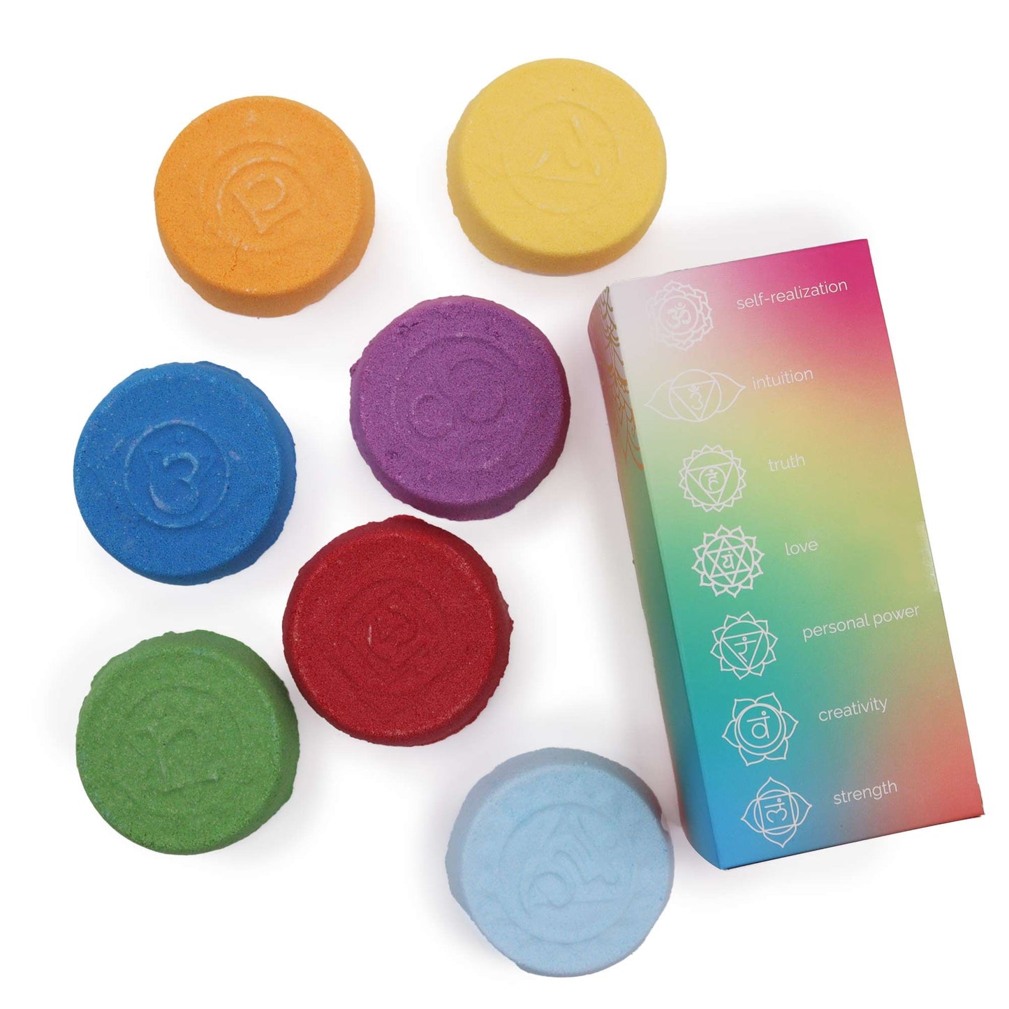 Chakra Badebombe Große Box Chakra Harmonie Und Inneres Strahlen