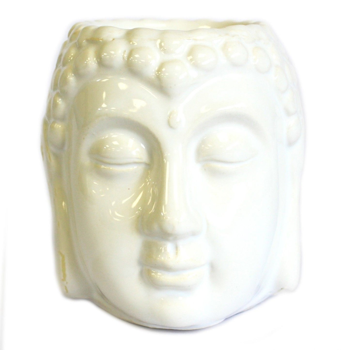 Buddha Öl Brenner Weiß