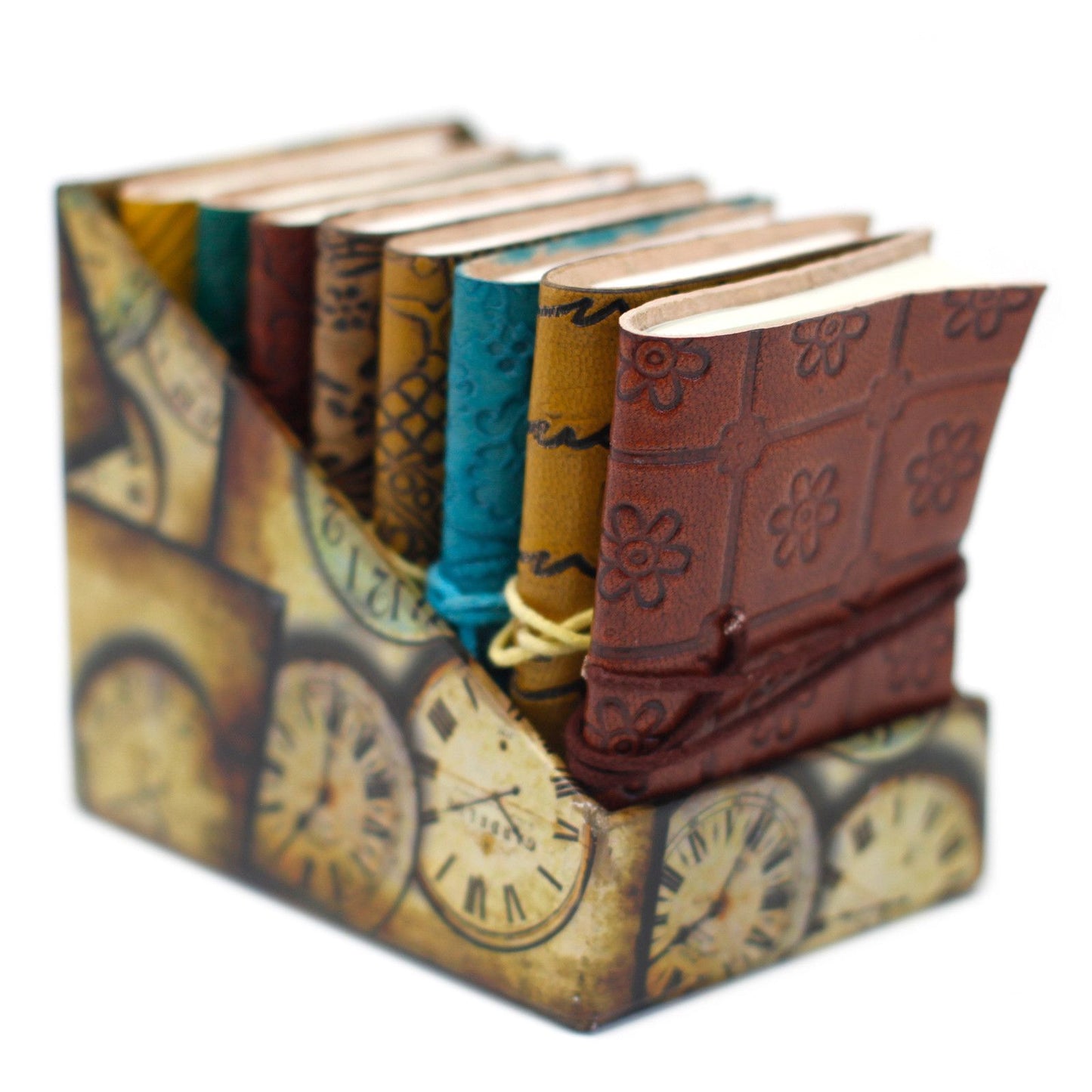 Mini Assortierte Leder Notizbuch 10x7 5 cm 1 Stück