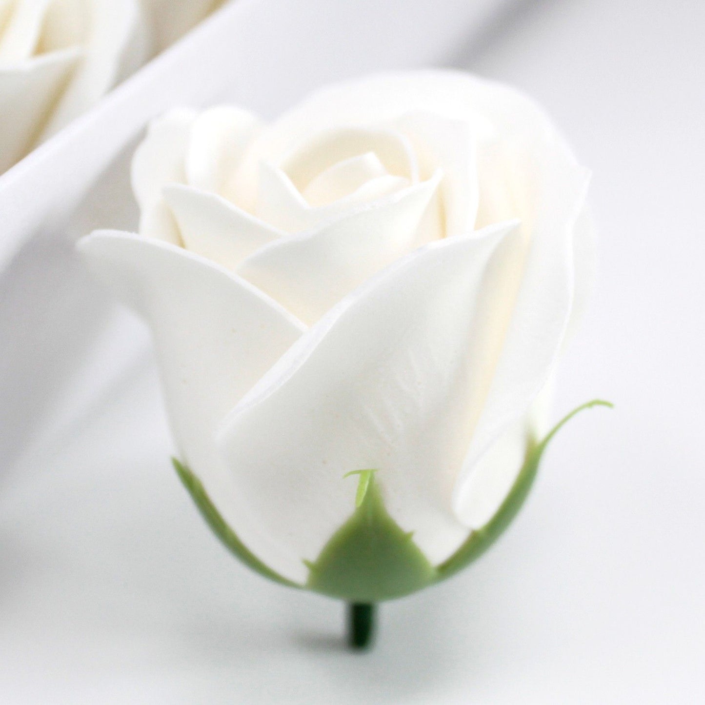 Blumenseife Für Bastelarbeiten - Med Rose - Weiß