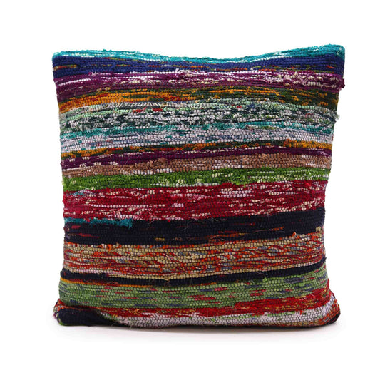 Rag Rug Kissenbezüge 40x40cm Aqua Blau