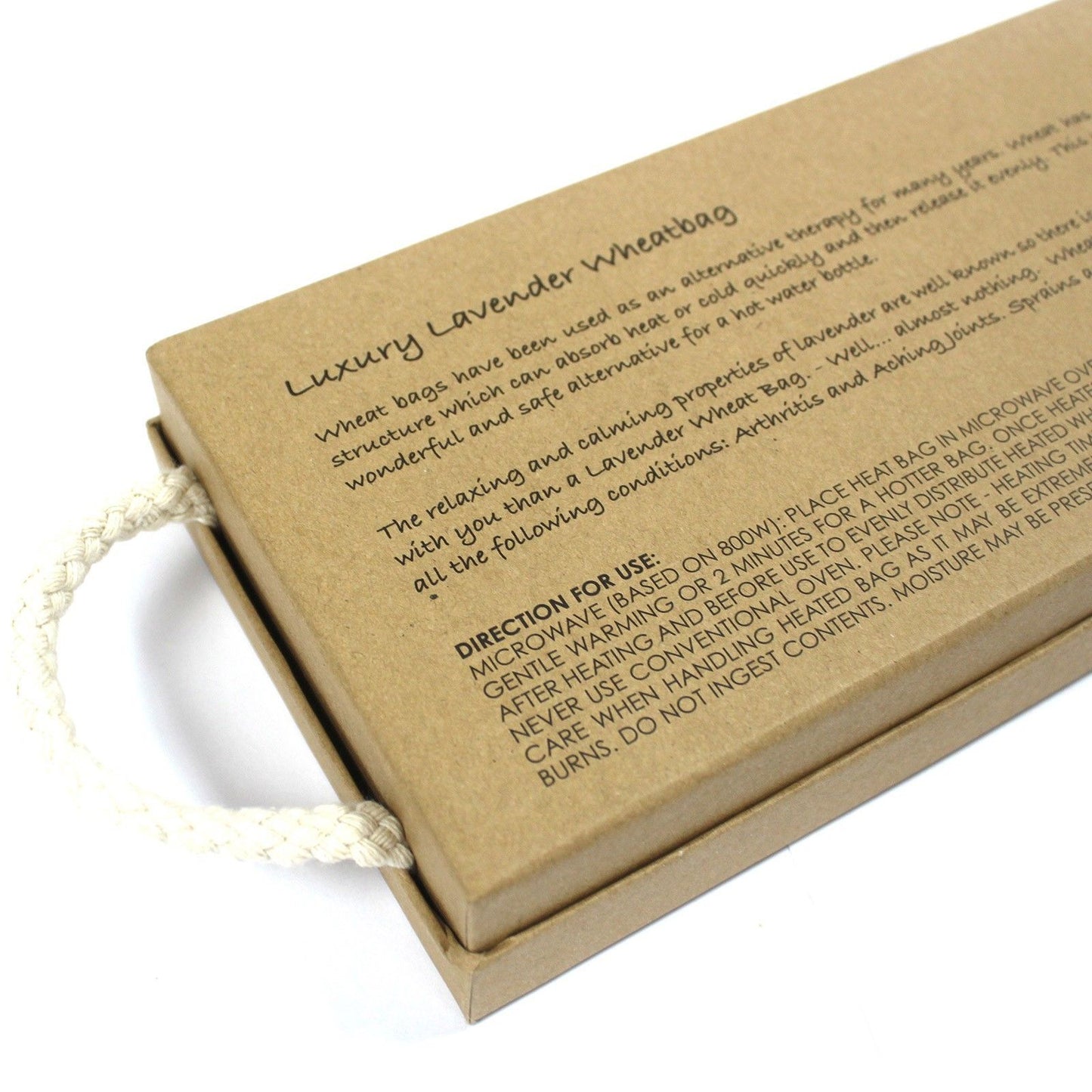 Luxuriöses Lavendel Weizenkissen In Geschenkbox - Blossom