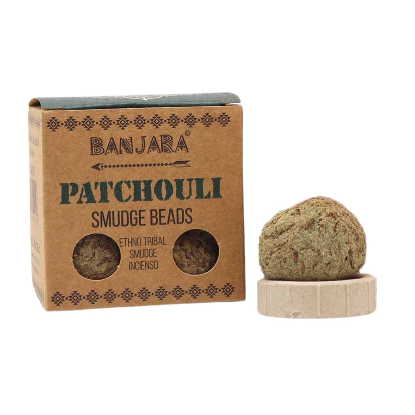 Banjara Räucherperlen Patchouli Natürliches Reinigungsset für Spiritualität und Meditation