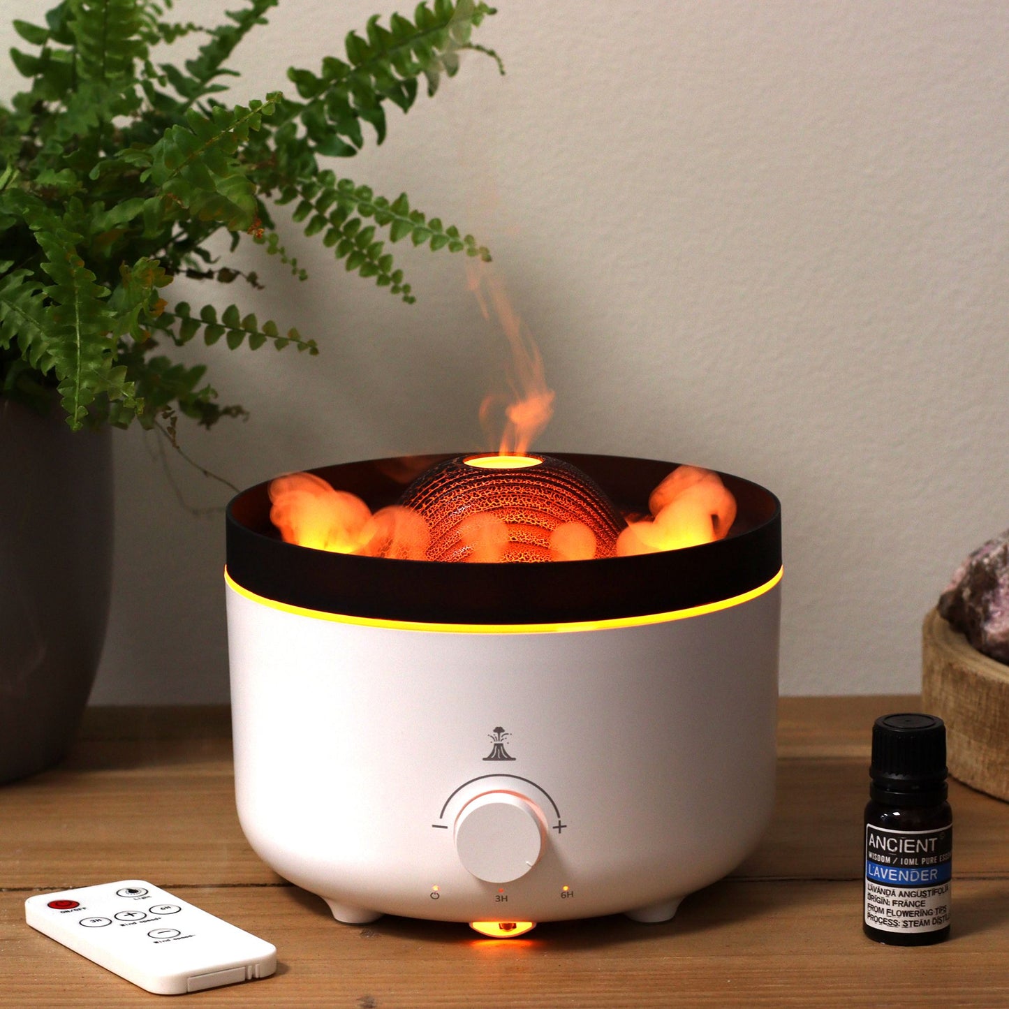 Großer Vulkan Effekt Aroma Diffuser Mit Stecker In Zwei Farben