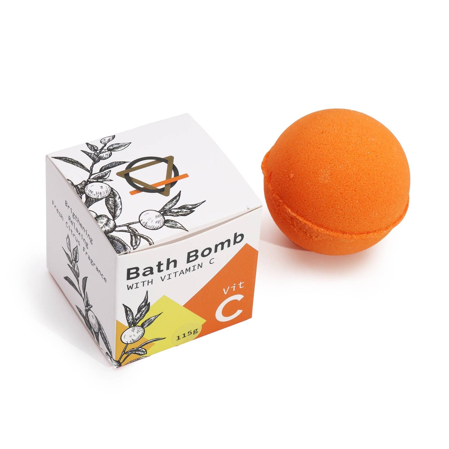 Vitamin C Angereicher Badebombe Mit Ätherischen Ölen