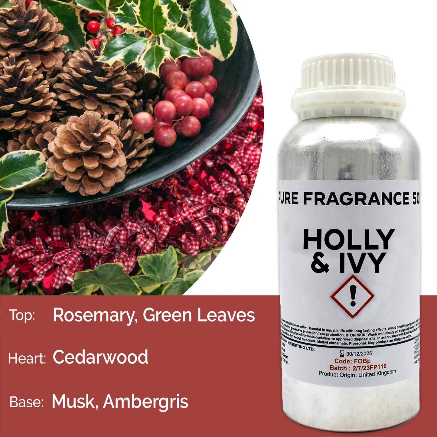 Holly und Ivy Reine Duftöl - 500ml