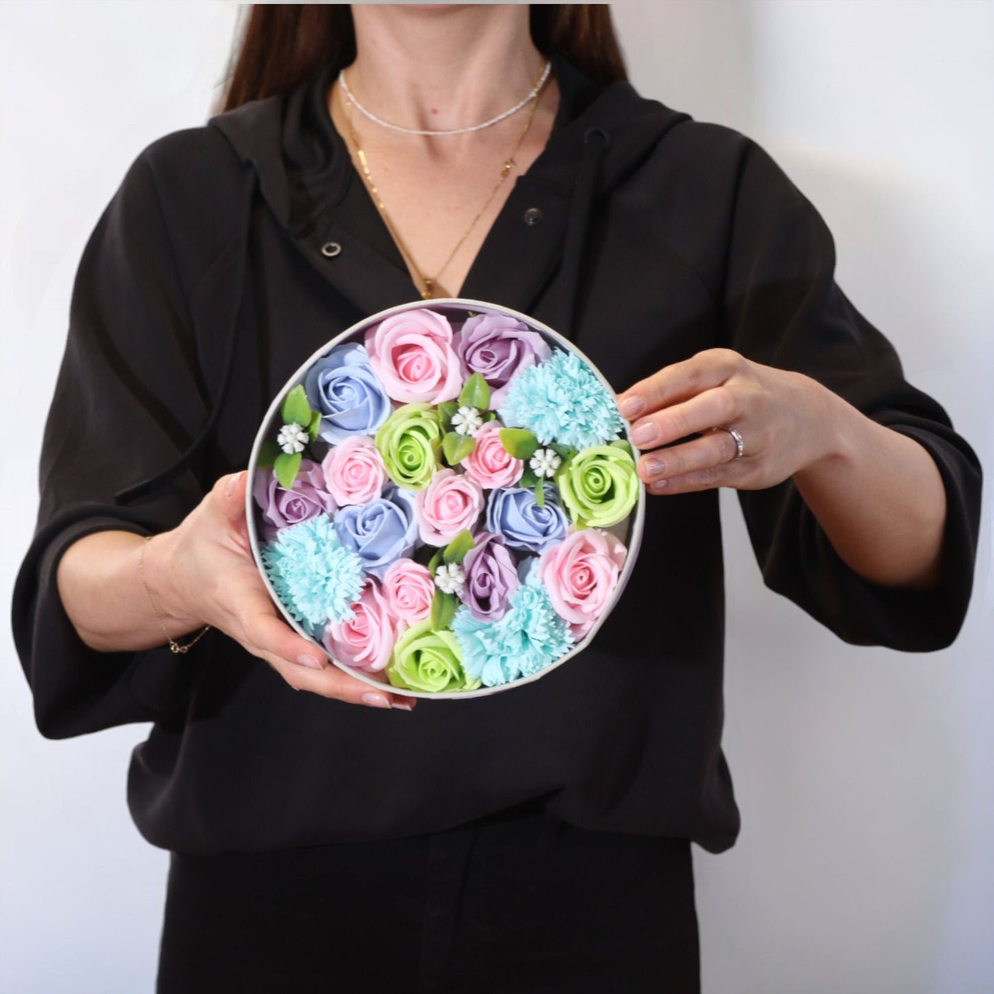 Runde Box - Babysegen - Blau