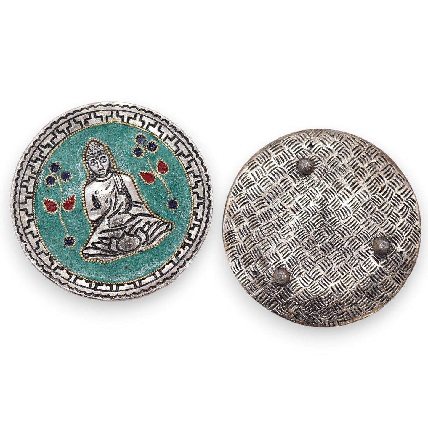 Buddha Grüner Dekor Räucherstäbchenhalter 10cm
