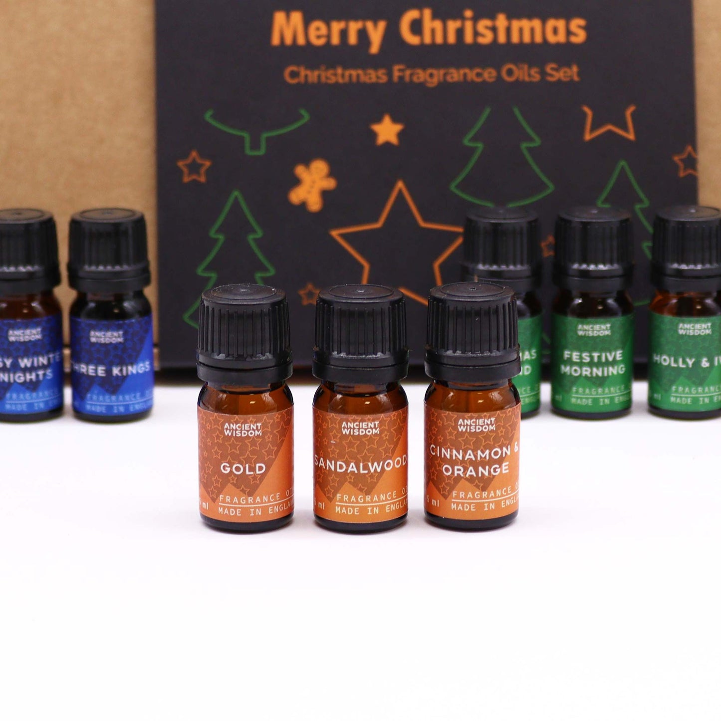 Heilige Düfte Des Weihnachtsduftsets Mit Zwölf 5ml Fläschchen Und Zwei Tropfern